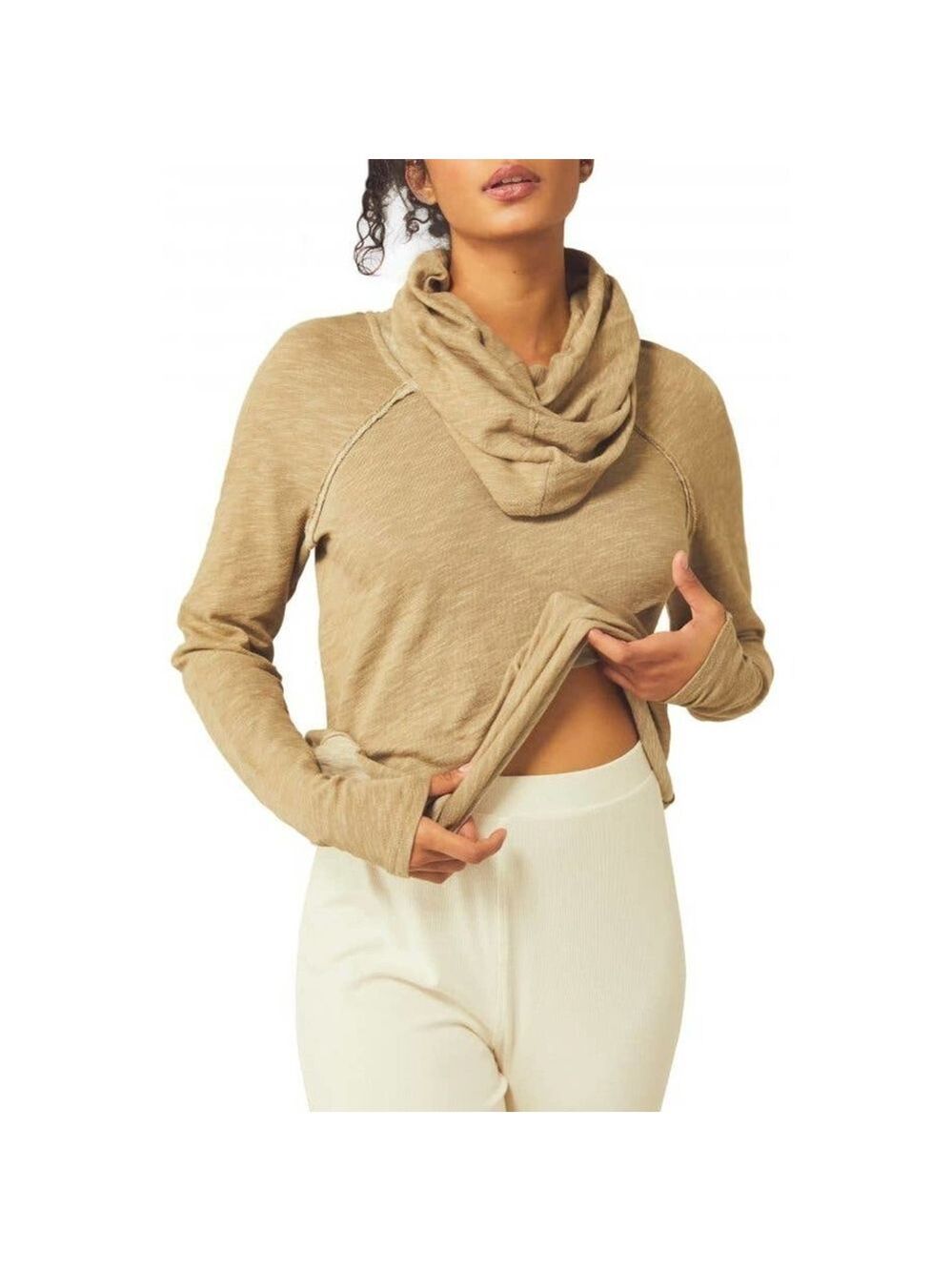 Free People FP Beach Women's Cowl Neck shirt size small